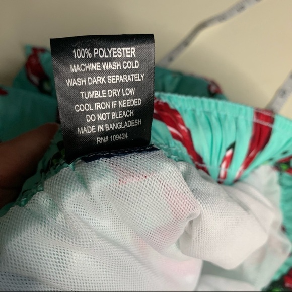 Jake Austin Men’s 6” Hot Pepper Swim Trunks Size Small - Picture 8 of 8